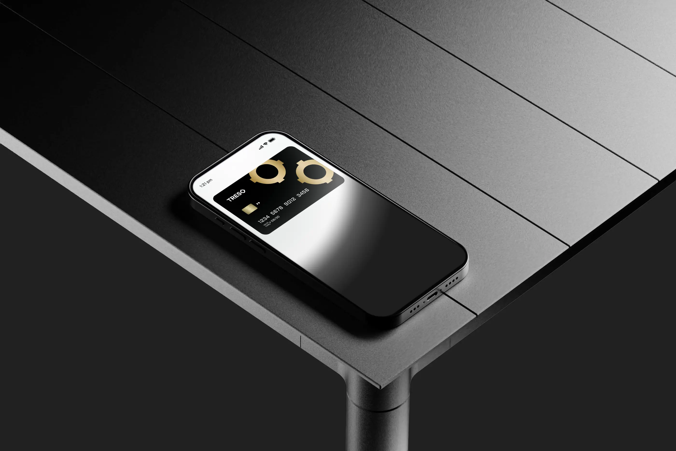 mockup of TRESO card